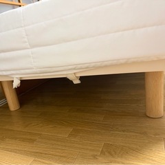 無印良品シングルベッド の画像