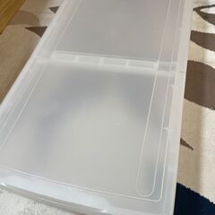 【ベッド下収納】衣装ケース【上蓋部分開閉可能】の画像
