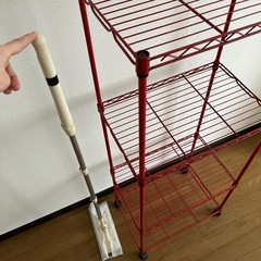 4段ラック　レッドの画像