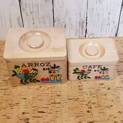 木製 蓋つき小物入れ 4つセット／入れ子タイプ（マトリョーシカ風）の画像