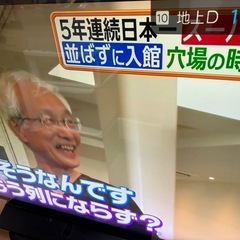 パナソニック49型テレビ　の画像