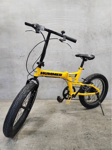 NO.65 折りたたみ自転車 HUMMER 20インチ 配送 HUMMER ファットバイク