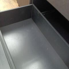 ★リユースのサカイ水戸店★ サン モア キャビネット ブラック H92.5×D49×W160 クリーニング済み MT6500の画像