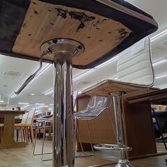 ★リユースのサカイ水戸店★  カウンターチェア ブラック H×D×W クリーニング済み MT6501の画像