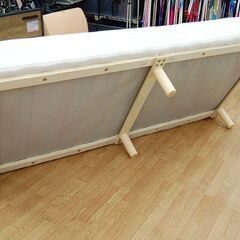 ニトリ 脚付きマットレス シングル マットレスベッド シングルサイズ 白 ホワイト 札幌市 清田区 平岡の画像