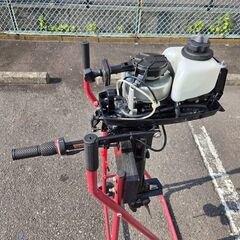 【引取限定・圧縮アリ・現状渡し】PARSUN 船外機 T2CBM 2スト 2馬力 S脚 中華の画像