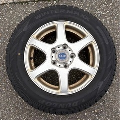 ダンロップ ウィンターマックス 15インチ スタッドレスタイヤ 4本セット　ステップワゴンなど　2024年製の画像