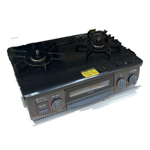 【ドリーム池田店】◎ジモティ割対象品◎リンナイ　都市ガス用ガステーブル　PT22N-BKL　2025年製　IKW-309