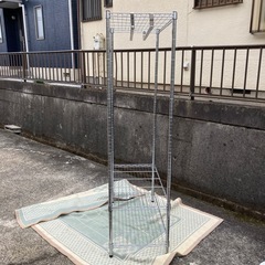 スチールラック　ハンガーラックの画像
