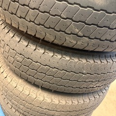 スチールホイール付きタイヤ4本の画像