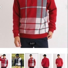 adabat メンズ S 防風リバーシブル ハーフジップセーター　現販品の画像