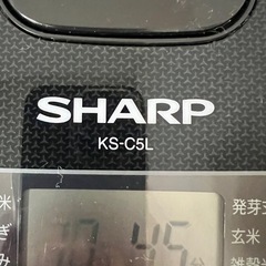 取引中  シャープ炊飯器 KS-C5Lの画像