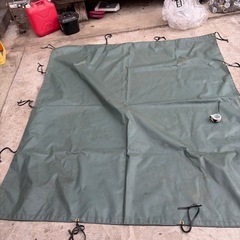 軽トラ用荷台帆　破れなしの画像