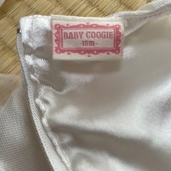 【70〜80】BABY COOGIE ベビー ウェディングドレス ホワイトの画像