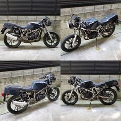 【倉庫整理/現状出品】SUZUKI RG125γガンマ「NF11F」クランキングOK！長期保管/要整備車輌★TRIX★東京/大田区の画像