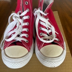 Converse ALLSTAR 赤 22.5㎝ Chuck Taylorの画像