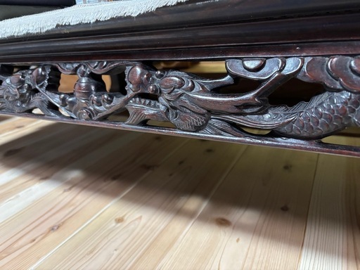 黒檀座卓 (栃) 東舞鶴のテーブル《座卓、ローテーブル》の中古あげます