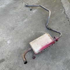 ジャンク　ジムニー　JB23 マフラー　　②の画像