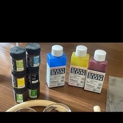 ダーツ用品など樹脂染めセットの画像