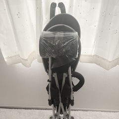 ベビーカー B型 折りたたみ コンパクト 西松屋 ブラックの画像