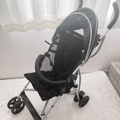 ベビーカー B型 折りたたみ コンパクト 西松屋 ブラックの画像