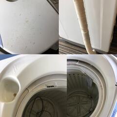 ☆【早めに引取希望】HITACHI NW-42AF 2002年製 4.2㎏ 全自動洗濯機 ホワイト 通電確認済 中古 (NF251202) Zi-2342の画像