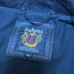 ＃schott  レザージャケット 羊革  Mサイズの画像