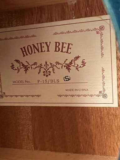 楽器 Honey Bee Folk Acoustic Guitar F-15 /BLS