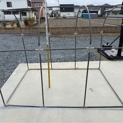 3台用サイクルハウス『骨組み』の画像