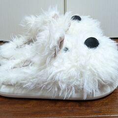 ルームシューズ スリッパ 犬 ドッグファースリッパ サンダルルームシューズの画像