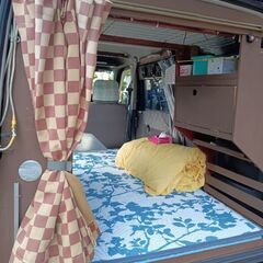 手作りキャンピングカーの画像