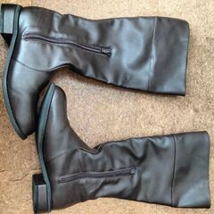 ロングブーツ（茶）Mサイズの画像