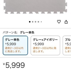 [お話中、新規募集停止します]大判 ジョイントマットの画像