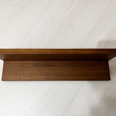 無印良品　壁付け棚　ウォールナットの画像