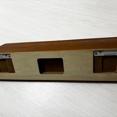 無印良品　壁付け棚　ウォールナットの画像