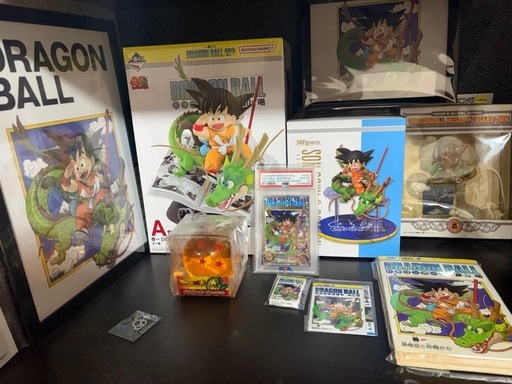 ドラゴンボール　第1巻シリーズ　孫悟空　幼少期フィギュア、ポスター等１１点セット