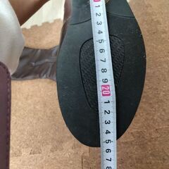 ロングブーツ（茶）Mサイズの画像