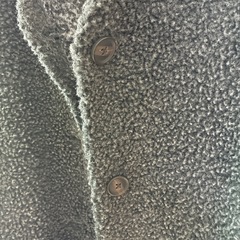 フリース生地のコートの画像
