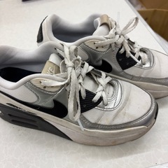 ナイキ エア マックス 90 ＬＶ8 24.5cmシルバー中古の画像