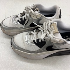 ナイキ エア マックス 90 ＬＶ8 24.5cmシルバー中古の画像