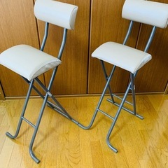 ニトリ　ハイチェア　2脚セットの画像