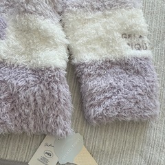 新品未使用　ジェラートピケ　もこもこパーカーの画像