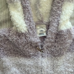 新品未使用　ジェラートピケ　もこもこパーカーの画像