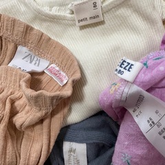 【80】未使用あり ギャップBREEZE ZARA ユニクロ petit mainの画像