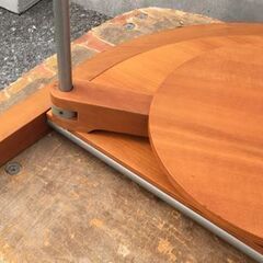 JM20490K)PORADAリボンテーブル ＜幅：約60cm 高さ：約72cm 奥行63cm ＞中古品【取りに来られる方限定の画像