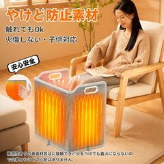 【2025最新進化】電気パネルヒーター 5段階温度調節 6段タイマー設定 省エネの画像