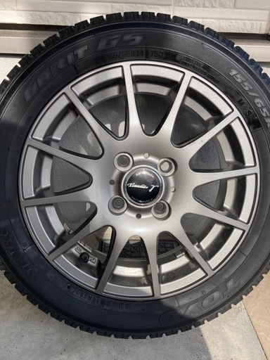 14インチ　
アルミホイール＋スタッドレスタイヤ付 4本