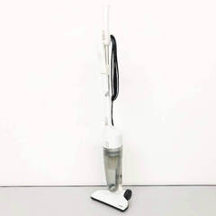 ss8098　ツインバード サイクロンスティック型クリーナー TC-EA35 ホワイト TWINBIRD スティッククリーナー 白 サイクロン式 ハンディクリーナー 紙パック不要 自立タイプ 一人暮らし 掃除機 中古の画像