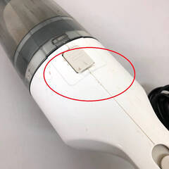 ss8098　ツインバード サイクロンスティック型クリーナー TC-EA35 ホワイト TWINBIRD スティッククリーナー 白 サイクロン式 ハンディクリーナー 紙パック不要 自立タイプ 一人暮らし 掃除機 中古の画像