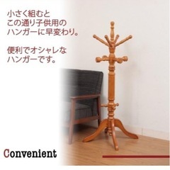 不二貿易 イタリアンコートハンガー ブラウンの画像